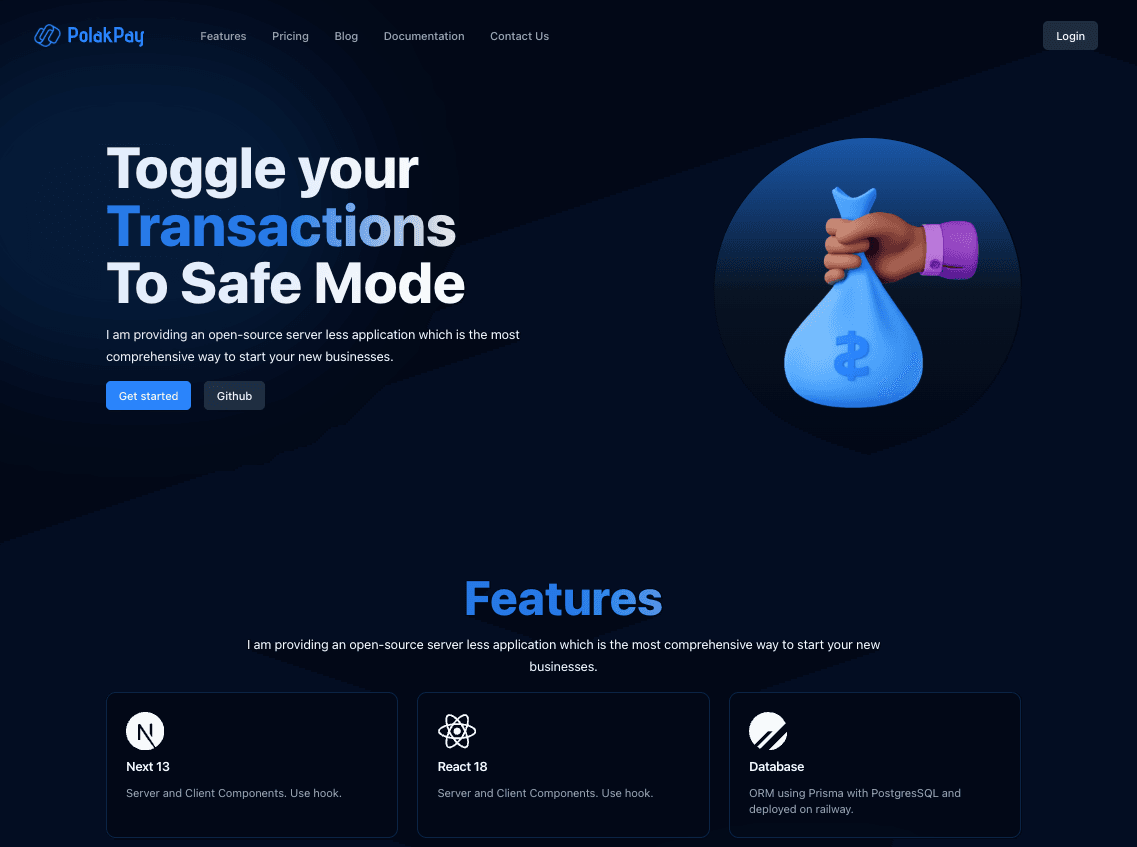 PolakPay dashboard screenshot